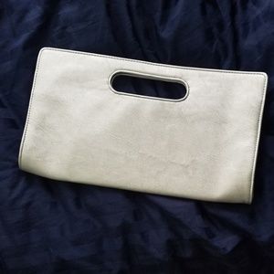 Express Silver Clutch